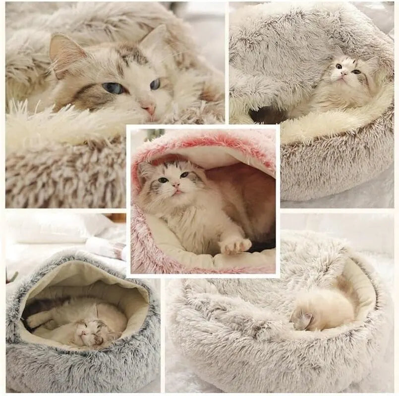 CozyNest™ Plush Pet Bed | Ultimate Comfort for Cats & Dogs